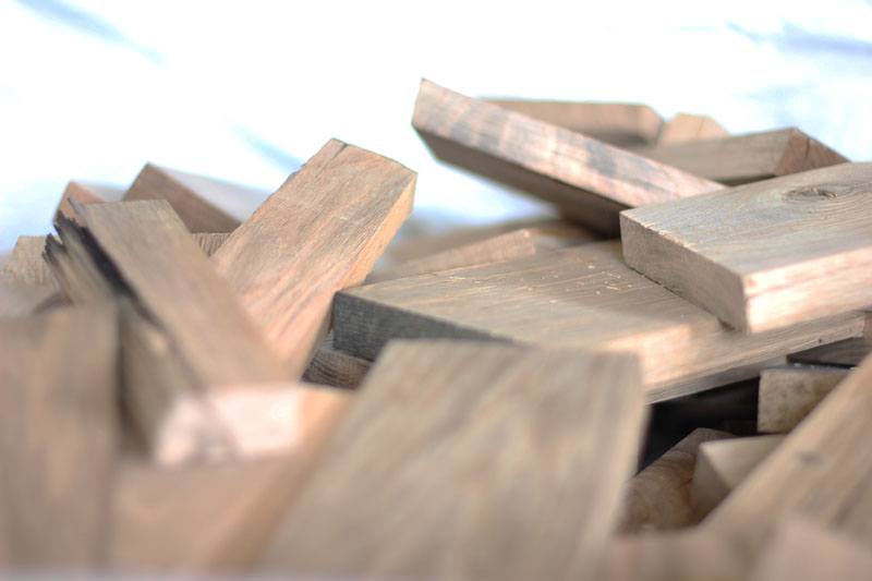 scarti di lavorazione legno rovere